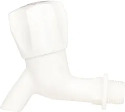 Prestige Polo Bib Cock White Tap