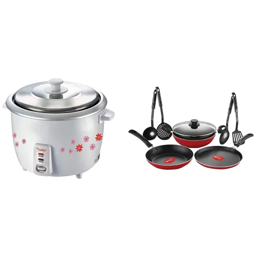 Image of Prestige PRWO 1.8-2 700-Watts Delight Electric Rice Cooker 