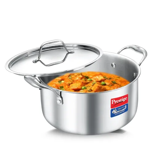 Image of Prestige 16cm / 1.5L Tri-Ply Stainless Steel Splendid Casserole