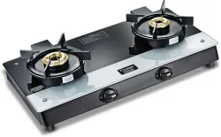 Prestige Svachh Duo GTSD 02 with Liftable & Superior Toughened Glass Manual Gas Stove (2 Burners)