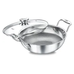 Prestige Tri-Ply Designer Stainless Steel Kadai 20cm 1.6L