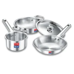 Prestige Triply Splendid 4-Piece Cookware Set