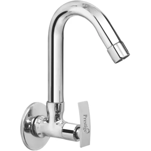 Image of Prestige Wall Mount Installation Type Passion Sink Cock Pillar Brass Tap 