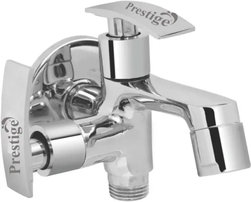 Image of Prestige Passion 2-Way Brass Bib Cock Tap with Wall Flange (1/2 Inch)