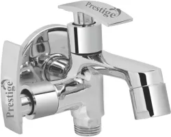 Prestige Passion 2-Way Brass Bib Cock Tap with Wall Flange (1/2 Inch)