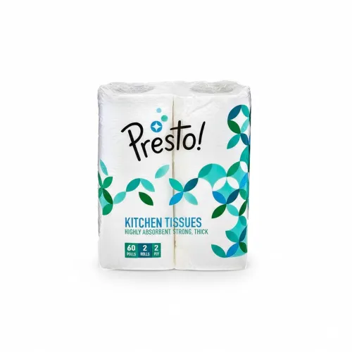 Image of Amazon Brand - Presto! 2 Ply Kitchen Tissue Paper Roll