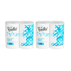 Presto! 2 Ply Toilet Tissue Paper