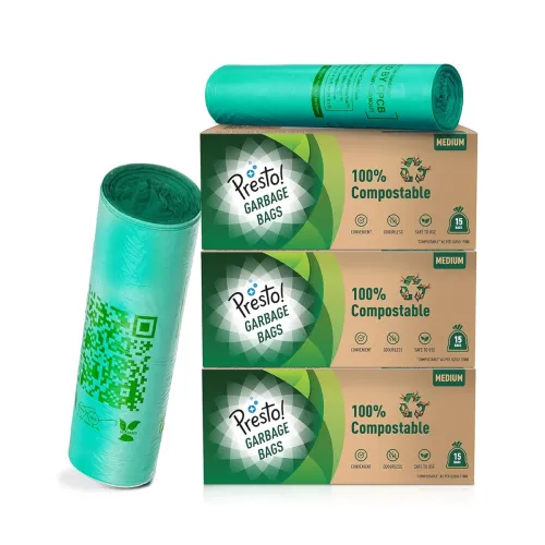 Image of Presto! Amazon Brand - 100% Compostable Garbage Bags