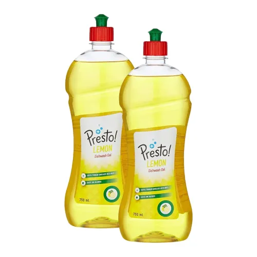 Image of Presto! Dishwash Gel Lemon 750ml * pack of 2