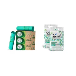 Presto Garbage Bags Toilet Paper Combo
