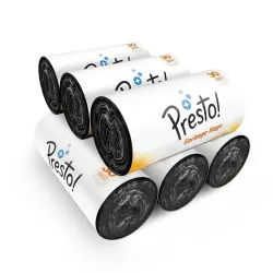 Presto! Medium Garbage Bags 180 Count