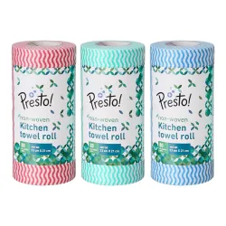 Presto! Non-Woven Kitchen Towel Roll pack of 3