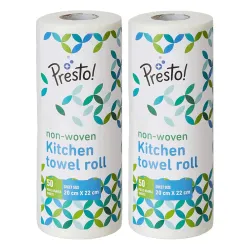 Presto! Reusable Kitchen Towels, 100 Sheets (2-Pack)