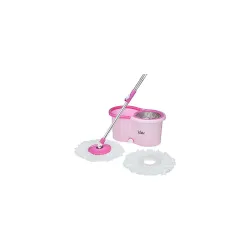 Presto! Spin Mop with Steel Wringer Plastic Bucket Set