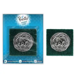 Presto Stainless Steel Scrubber & Scrub Pad 15g