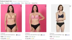 Prettycat Womens Lingerie Sets from ₹203