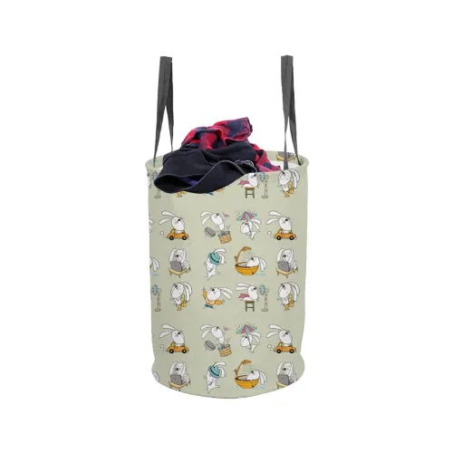Image of PrettyKrafts 45L Laundry Basket for Clothes with Lid | Laundry Bag Foldable | 