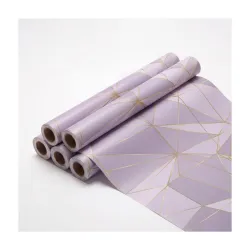Prettykrafts Abstract Gift Wrapping Paper | Pack of 5 | 70x50x0.2 cm | Large Size | Reusable & Eco-Friendly Paper Bags for Gifting, Parties, Return Gifts, Shopping and Special Occasions, Lav...