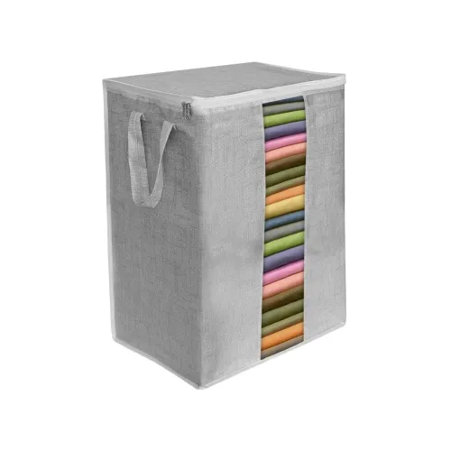Image of PrettyKrafts Non-Woven Extra Large Saree Cover for Storage with Zip 