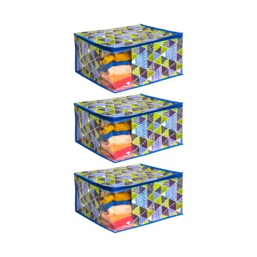 Image of PrettyKrafts Saree Cover Large Set of 3