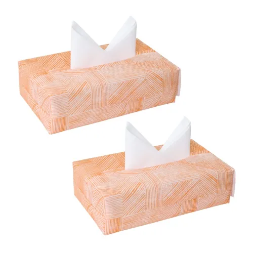 Image of PrettyKrafts Tissue Paper Box Cover Rectangular Shape Napkin Holder, Po2