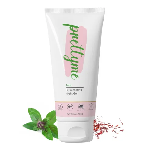 Image of Prettyme Saffron Night Cream for Glowing Skin (50ml)