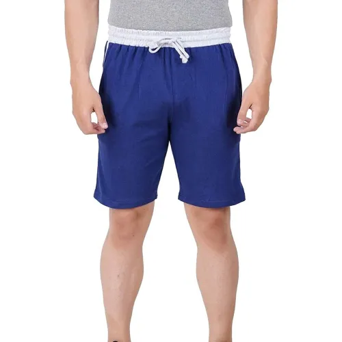 Image of Pride Apparel Men's Pure Cotton Shorts with Pockets Knee Length