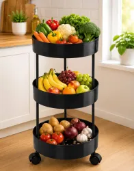 PRIKAP ENTERPRISE Plastic Kitchen Trolley (DIY)