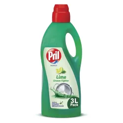 Pril Lime Liquid Dishwash Gel - 3L