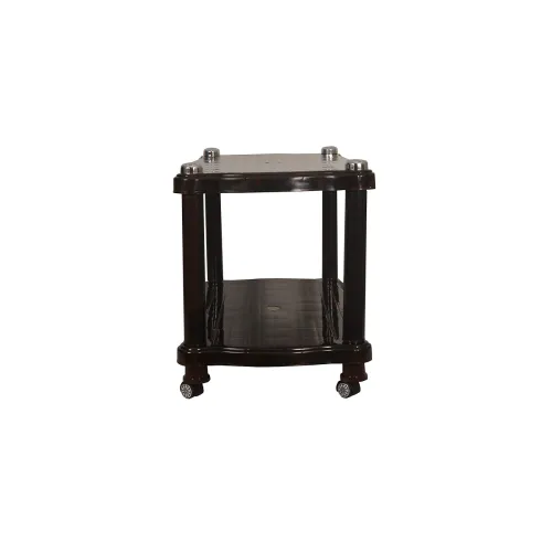 Image of Prima 5011 Center Trolley Coffee Table/Tea Table/Teapoy for Home, Office & Outdoor (Cherry)