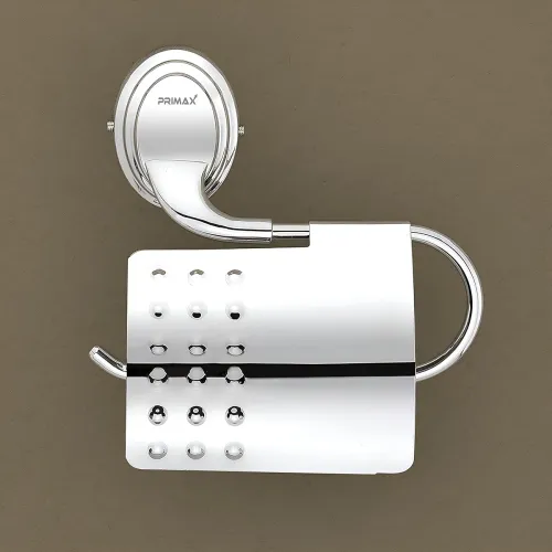 Image of Primax Platinum SS 304 Toilet Paper Holder (Chrome, Pack of 1)