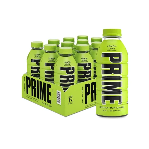 Image of PRIME HYDRATION Lemon Lime Hydration Drink 500 Ml 12 Pack