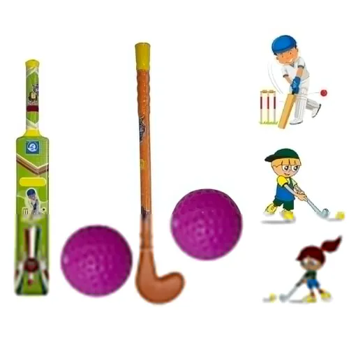 Image of Prime Toys for Boys and Girls (Multicolour Cricket Set)