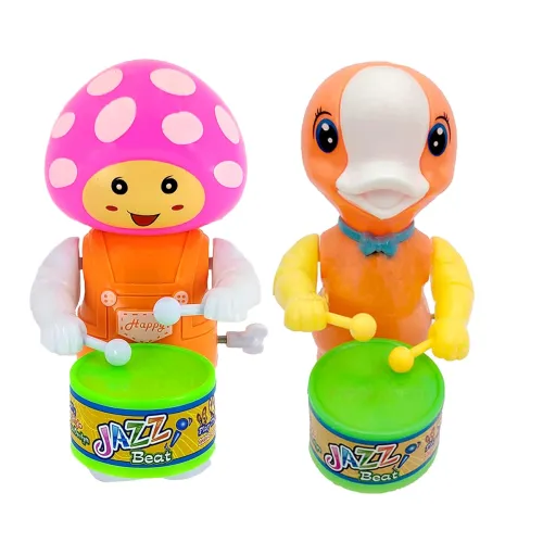 Image of PRIMEFAIR Funny Cute Drummer Key-Operated Toy 