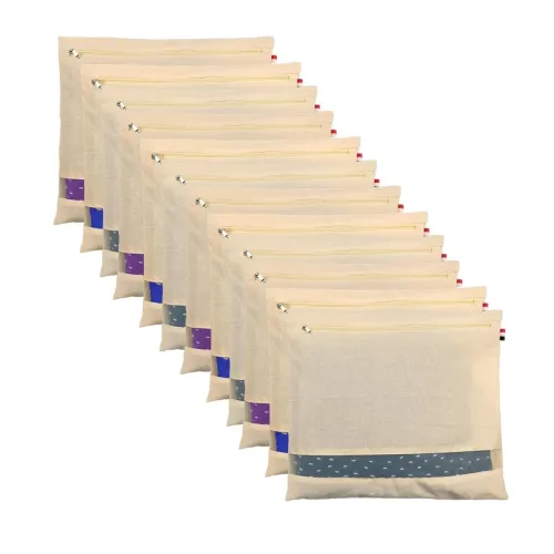 Image of PRIMESAGE® Saree Covers for Storage Saree Organiser for Wardrobe Saree Cover Saree Covers Cotton Saree Covers