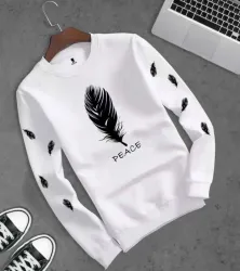 Printed Men White T-Shirt
