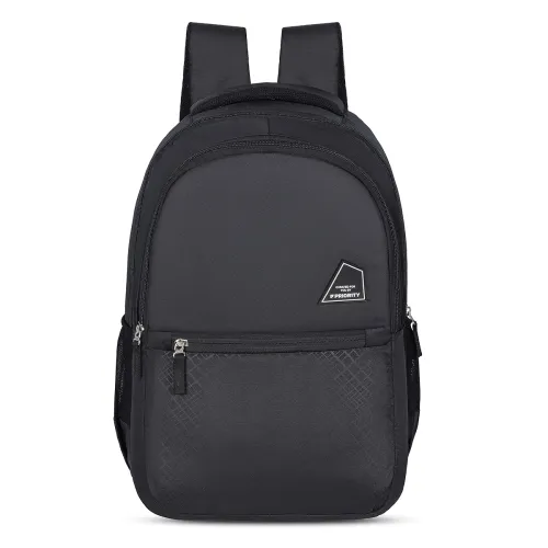Image of Priority 19-Inch Durable PU Leather Backpack – Unisex