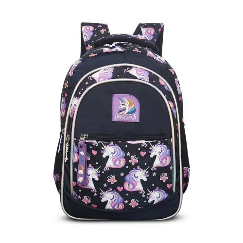 Image of Priority Unicorn Printed Kids School Backpack