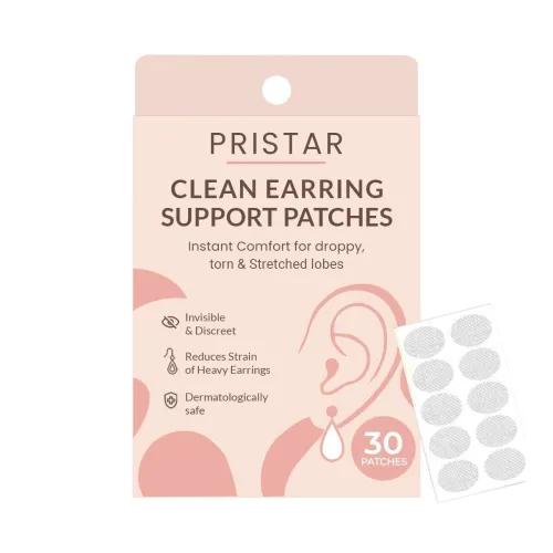 Image of Pristar 30 Count Earlobe Support Patches for Women