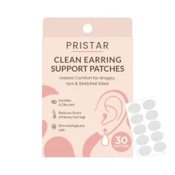 Pristar 30 Count Earlobe Support Patches for Women
