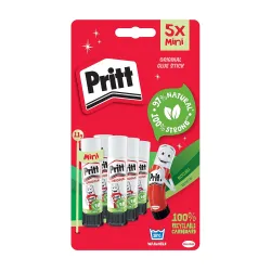 Pritt Glue Stick, Safe & Child-Friendly Glue, 5x11g