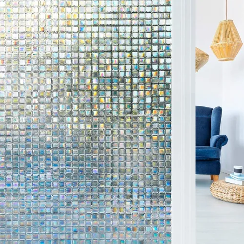 Image of Privacy Vinyl Frosted Window Film Glass Sticker Self-Adhesive Film Tint
