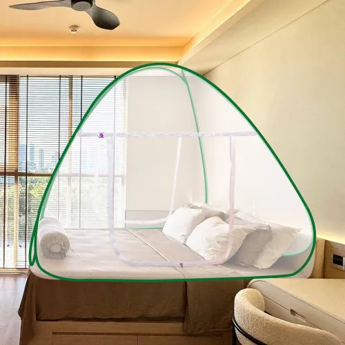 Image of Privine Polyester Foldable Mosquito Net for Double Bed
