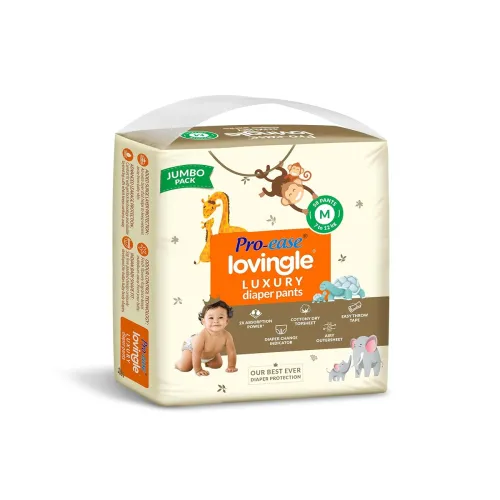 Image of Pro-ease Lovingle Luxury Wrapper Baby Diaper 7-12 Kg 58 Pieces