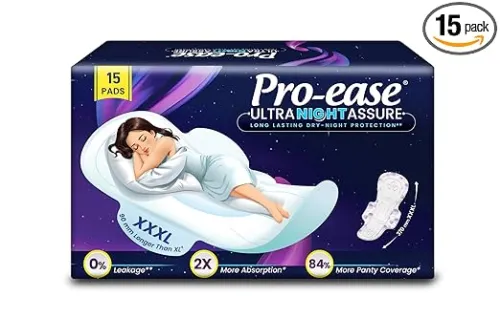 Image of Pro-Ease Ultra Night Assure XXXL Pads Pack 15