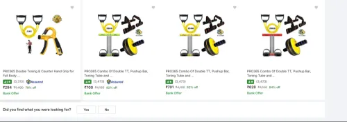 Image of PRO365 Hand Grip Workout Accessory Kit Upto 84% OFF