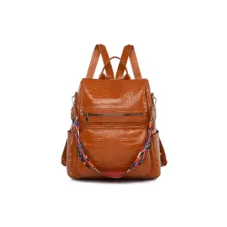 ProArch Medium 25L Backpack Women Leather Convertible Shoulder Bag Ladies Anti-theft Satchel Sling Travel Backpack