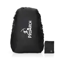 ProArch Rain Cover for Backpack Travel & Hiking Bags |Tear-Resistant Rucksack Cover with Storage Pouch | Elastic Adjustable Fit Dustproof Travel for Upto 44L Backpacks (1Pack)