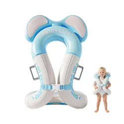 Proberos® Kids Armpit Swimming Ring PVC Buoyancy Vest for Beginners Age 3-15, Anti Rollover & Press-&-inflate Design, Ad