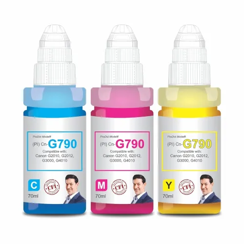 Image of ProDot ProSeries Cn-G790 Inkjet Ink Refill Compatible with Canon Pixma G1000, G1010, G2000, G2010, G3000, G3010, G4000, 